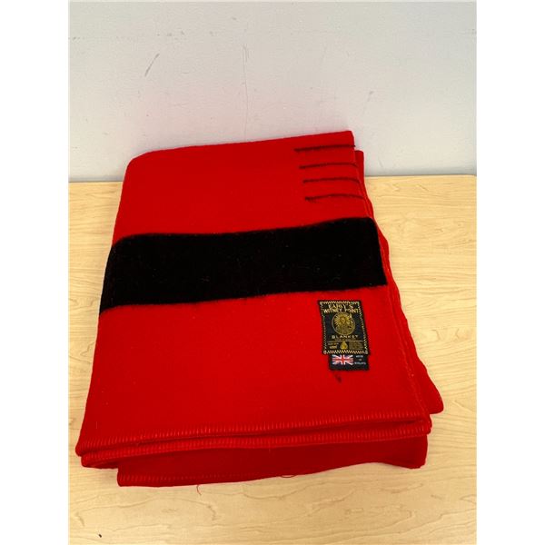 Vintage Early's Witney 4 Point Pure Wool Blanket - Approx: 72x90"