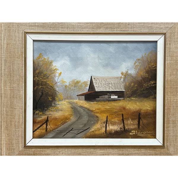 Original Hubert Theroux Framed Art - Frame approx: 16x14"