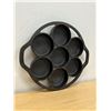 Image 2 : Lodge USA Cast Iron Mini Cake Pan - approx: 13" handle to handle