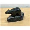 Image 1 : Polar Bear Stone Carving - Possibly soapstone - smaller 4.25" - see all photos