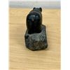 Image 2 : Polar Bear Stone Carving - Possibly soapstone - smaller 4.25" - see all photos