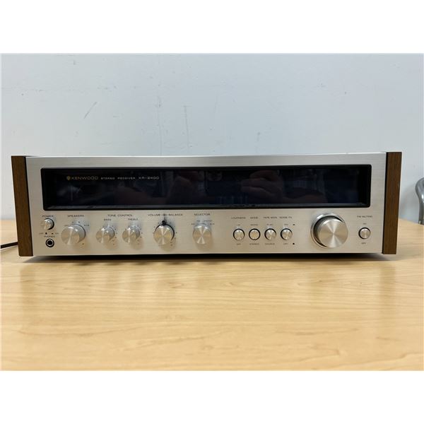 Vintage Kenwood AM/FM Stereo Tuner Amplifier KR-2400 - powers up, not tested further