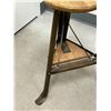 Image 5 : Heavy Duty Steel Frame Stool with Fold out Step - Approx: 23"T 11.25"W