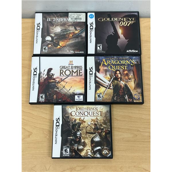 5 Nintendo DS Games Complete with Booklets - see all photos - Not tested