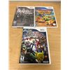 Image 1 : 3 Nintendo Wii Games as pictured - Super Smash Bros (open) / Beatles & Cocoto (sealed)