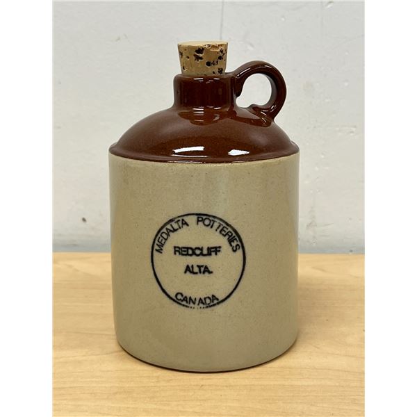 Nice Mini Medalta Potteries Advertising Finger Jug - Small approx: 5.5"T 3.75"W