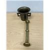 Image 4 : Heavy Brass Mortar & Pestle - Mortar 4.25"T 5.5"W Pestle 9"