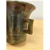 Image 6 : Heavy Brass Mortar & Pestle - Mortar 4.25"T 5.5"W Pestle 9"