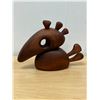 Image 1 : Unusual Abstract Wood Carving Sculpture - Approx: 7.5"W 5.5"T
