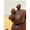 Image 6 : Unusual Abstract Wood Carving Sculpture - Approx: 7.5"W 5.5"T