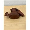 Image 7 : Unusual Abstract Wood Carving Sculpture - Approx: 7.5"W 5.5"T