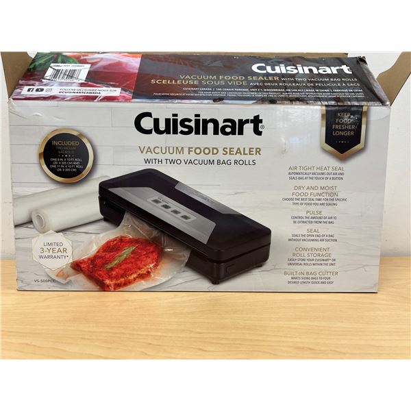 New Cuisinart Vacuum Food Sealer - see all photos