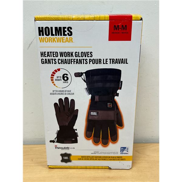 New Holmes Workwear Heated Work Gloves - Size M - see photos