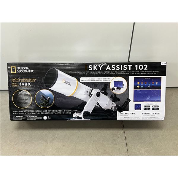 National Geographic Sky Assist 102 Telescope - open box, see photos