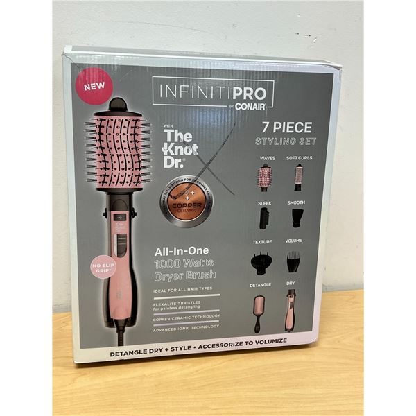 Conair Infiniti Pro 7 piece Styling set - open box, looks new - see photos
