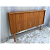 Image 2 : Teak Headboard - some wear/use, see photos Smaller Approx: 60"W 37.5"T