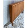 Image 3 : Teak Headboard - some wear/use, see photos Smaller Approx: 60"W 37.5"T