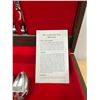 Image 8 : 20 pcs Oneida "Flirtation" 1881 Rogers Silverplate Cutlery with box as pictured