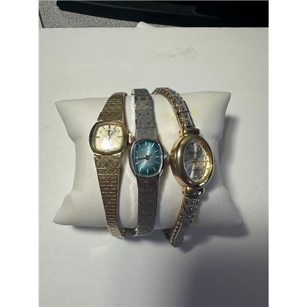 Vintage Ladies watches.  All working and nice - Seiko & Citizen are wind up & Liz Jones is battery