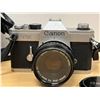 Image 2 : Vintage Canon TX Film Camera w/ manual & bag as pictured - Not tested