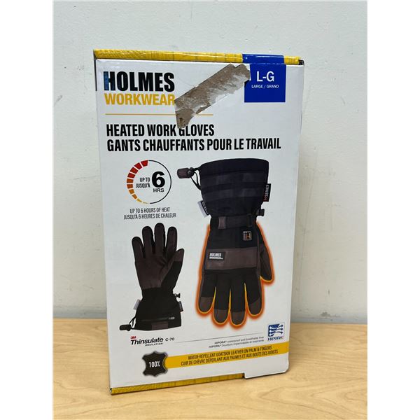 Holmes Workwear Heated Work Gloves L - open box, look new - see photos