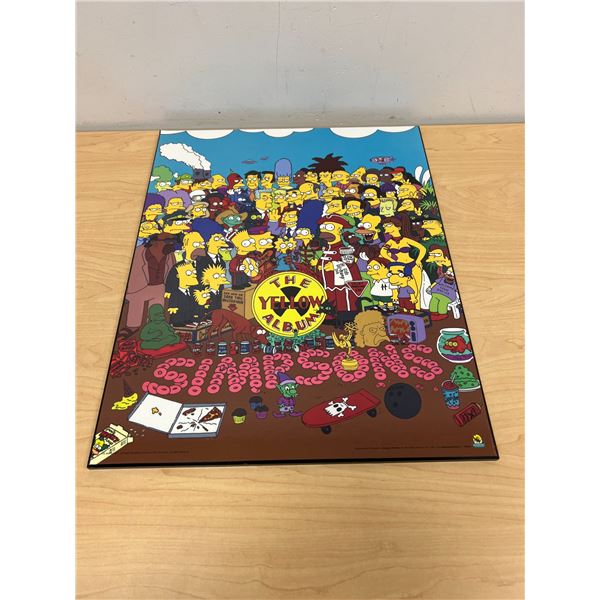 The Simpsons - The Yellow Album Poster Board 20x16" couple light scratches