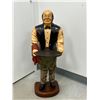 Image 1 : Butler / Waiter Floor Statue with Removeable Tray - Nice details - Approx: 38"T 13"W