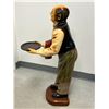 Image 8 : Butler / Waiter Floor Statue with Removeable Tray - Nice details - Approx: 38"T 13"W