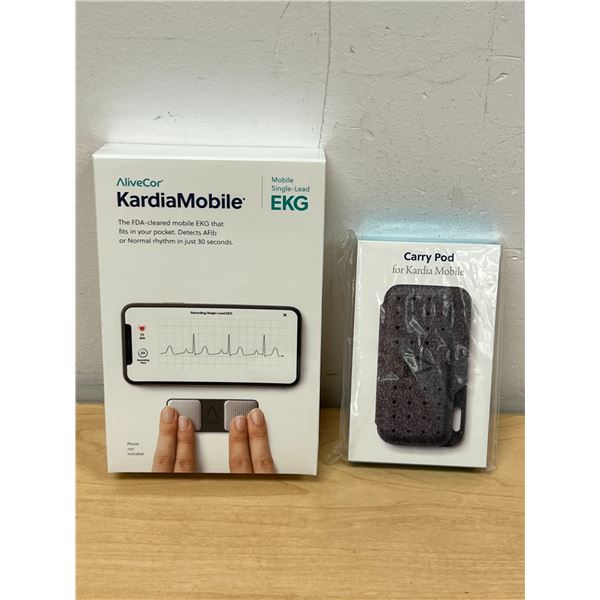 New Sealed AliveCor Mobile EKG & carrying pod