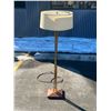 Image 1 : Mid Century Brass / Wood Floor Lamp - Works - 55.5"T 19.5"W see all photos