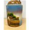 Image 3 : Hand Painted Stoneware Crock Jug - Signed "Shelley" approx: 13x7"