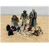 Image 1 : Vintage Star Wars mini Diecast Figures & Others as pictured - played condition, see photos