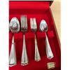 Image 3 : 46 pcs Silverplated Cutlery in Wooden Chest (8 place settings & serving pieces as pictured)