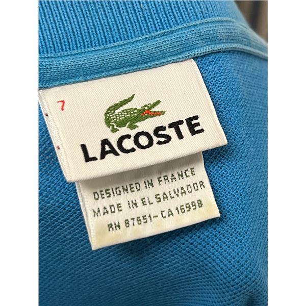 3 Crocodile Lacoste Button Shirts as pictured - approx: 19-20.5" across shoulders