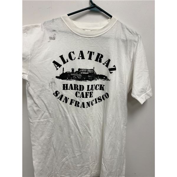 Alcatraz Hard Luck Café San Francisco T-Shirt - approx: 20  across shoulders