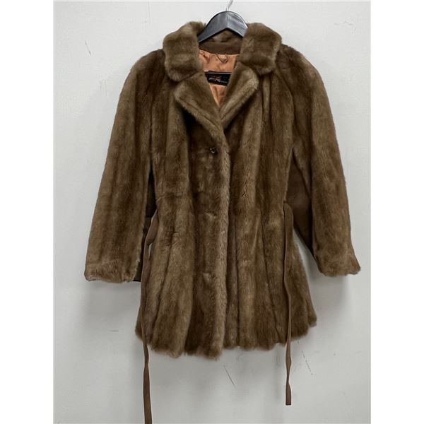English Faux Fur Jacket as pictured - Approx: 16" across shoulders 20" armpit to bottom