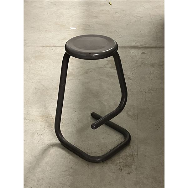 Vintage Metal Paperclip Style Stool as pictured - Approx: 28"T seat 12" across