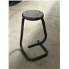 Image 3 : Vintage Metal Paperclip Style Stool as pictured - Approx: 28"T seat 12" across
