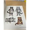 Image 8 : Lot of 6 Curious George, Star Wars, Cat, Mouse & Similar Paper Doll Books - Look new/unused