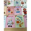 Image 3 : Lot of 15 mini Paper Doll Books as pictured - Look new/unused
