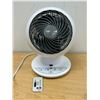 Image 1 : Woozoo Globe Multi-Directional Oscillating Fan w/remote - tested quickly, working 12"T