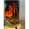 Image 5 : Vintage 1950s Econolite Forest Fire Motion Lamp as pictured - some warping to shade, see photos
