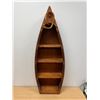 Image 1 : Canoe / Boat Display Shelf - Approx: 44.5"T 15.5"W 5.75"D