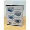 Image 4 : 4 Pack Stackable Shoe Box Organizers - see all photos for details