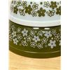 Image 2 : 2 Pyrex Crazy Daisy Spring Blossom Mixing Bowls - nice overall 1.5 & 2.5 Qt