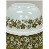 Image 3 : 2 Pyrex Crazy Daisy Spring Blossom Mixing Bowls - nice overall 1.5 & 2.5 Qt