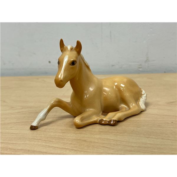 Beswick England Palomino Horse Figurine - Approx: 5"W 3.25"T