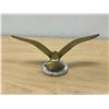 Image 4 : Mid Century Brass Bird In Flight on Marble Base - 7.5" wingspan