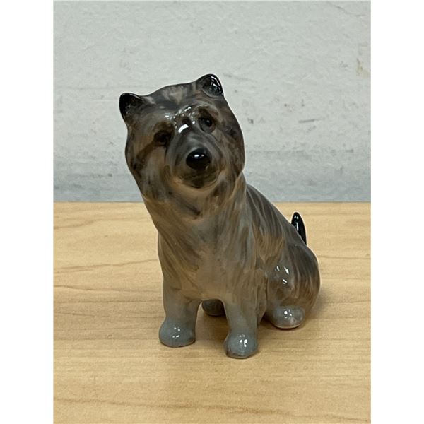 Royal Doulton England Bone China Seated Cairn Terrier Dog 2.5" tall