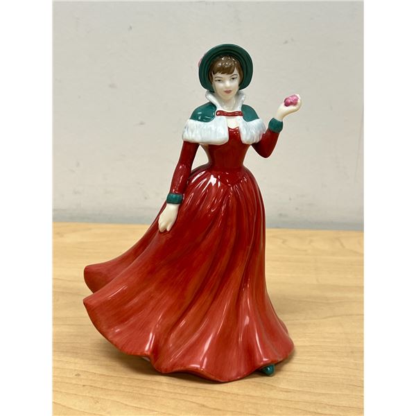 Royal Doulton England Bone China Figurine - Winter's Day 6.5"